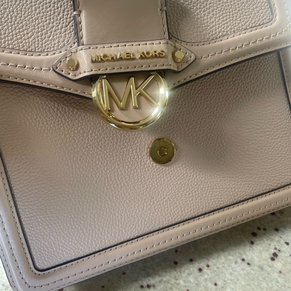 Michael Kors Blush Leather Satchel